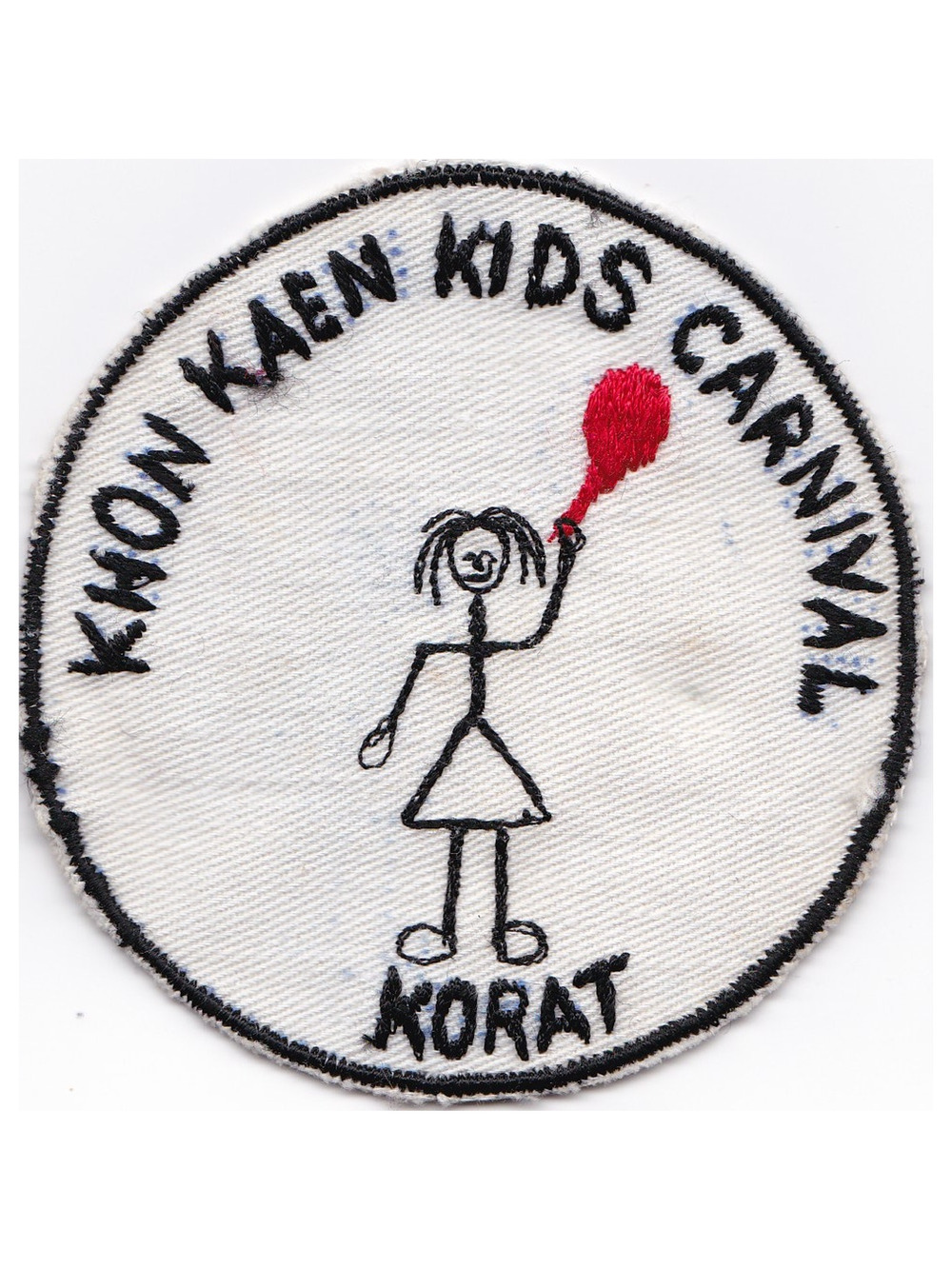 1970s Korat Kids Carnival Patch USAF Thai Made Air Force Base Vintage